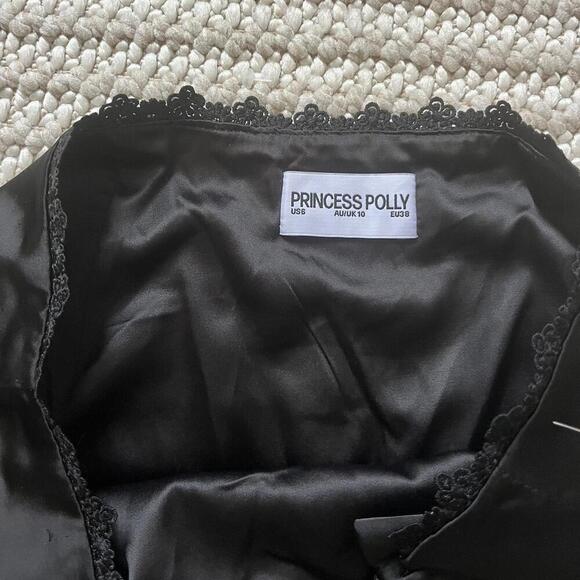 Princess Polly Lace Trim Button Chakira Skirt - Picture 2 of 3